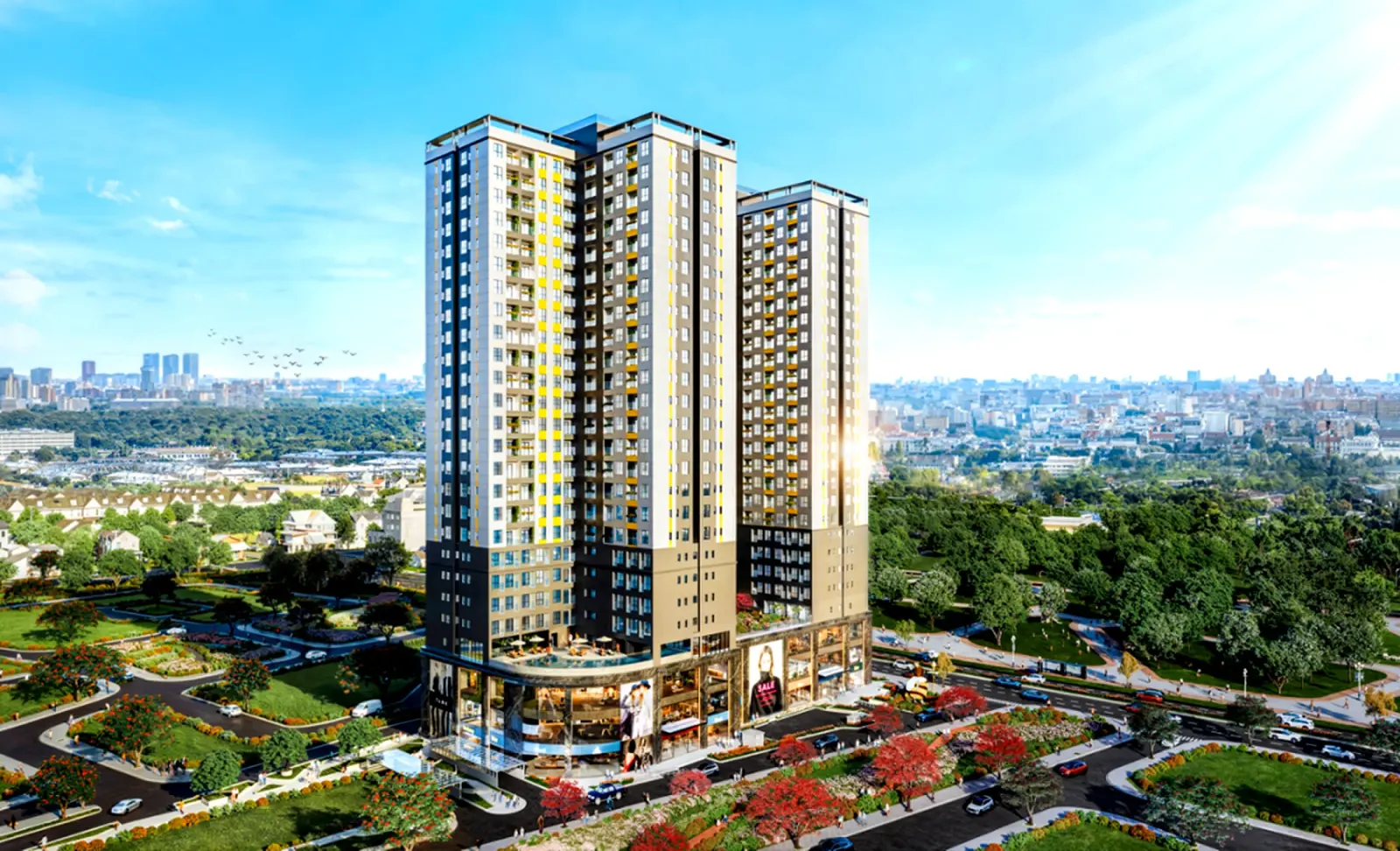 Thuê căn hộ Bcons City - Tháp TTTM giá tốt